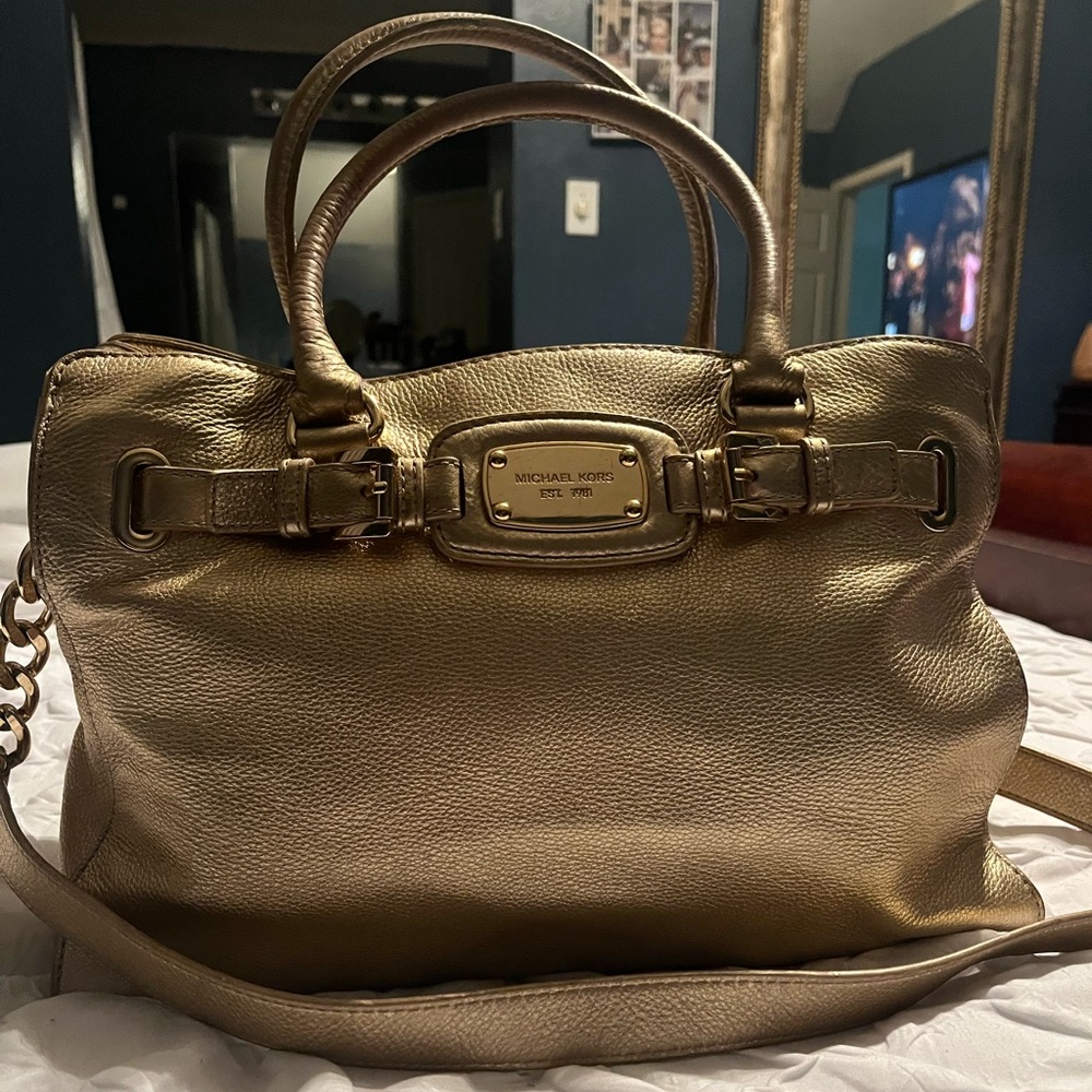 Michael Kors Gold Purse